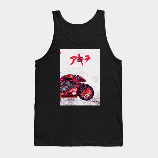 Akira Bike Tokyo Tank Top by justblackdesign